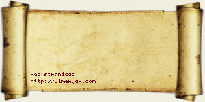 Večerinka Spasić vizit kartica